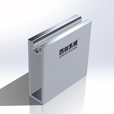 Rectangular groove refined steel profile